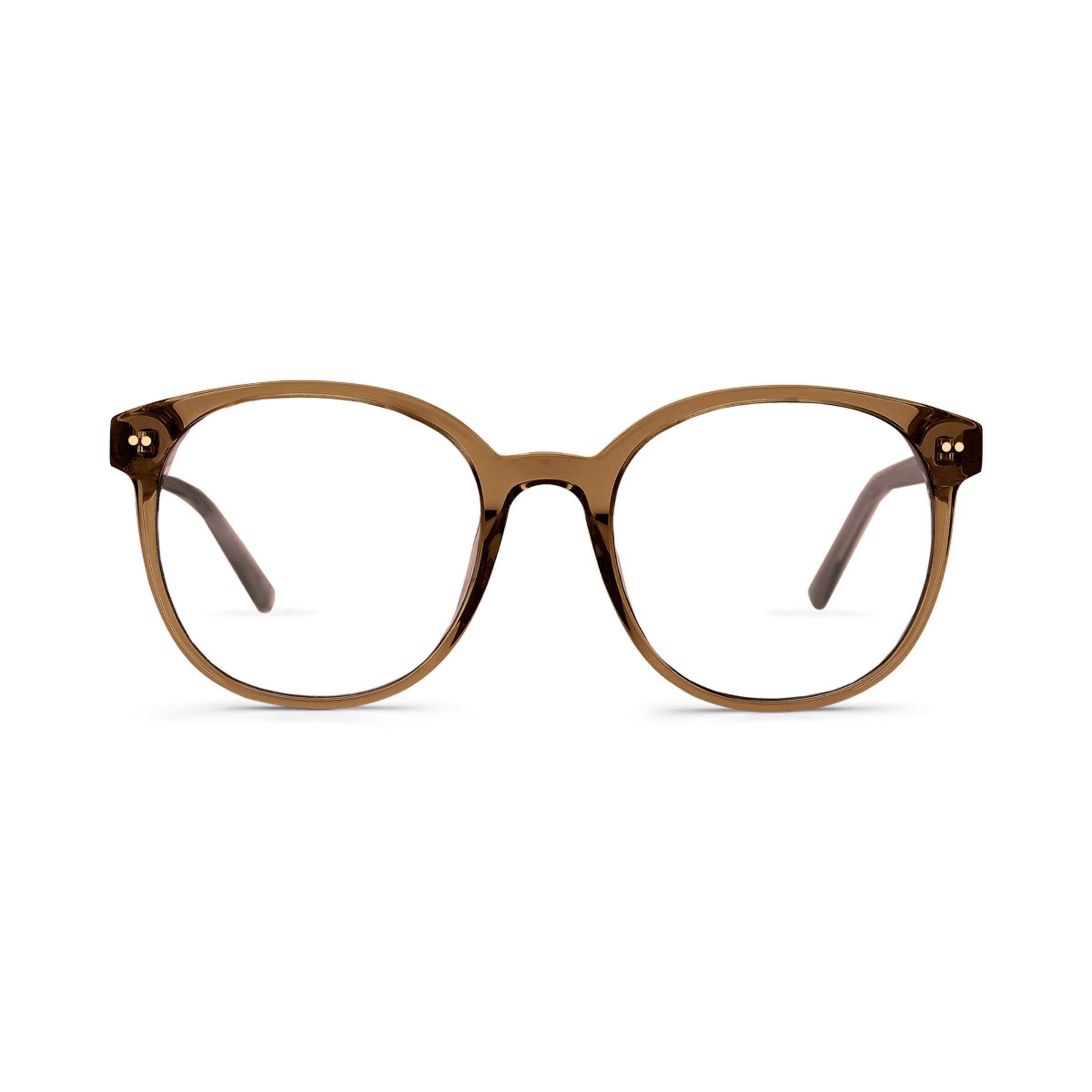 Nairobi Transparent Caramel avec verres correcteurs