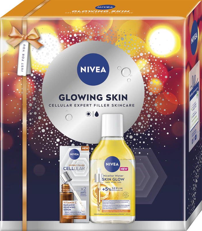 Kit de presente NIVEA Pele Radiante com efeito iluminador