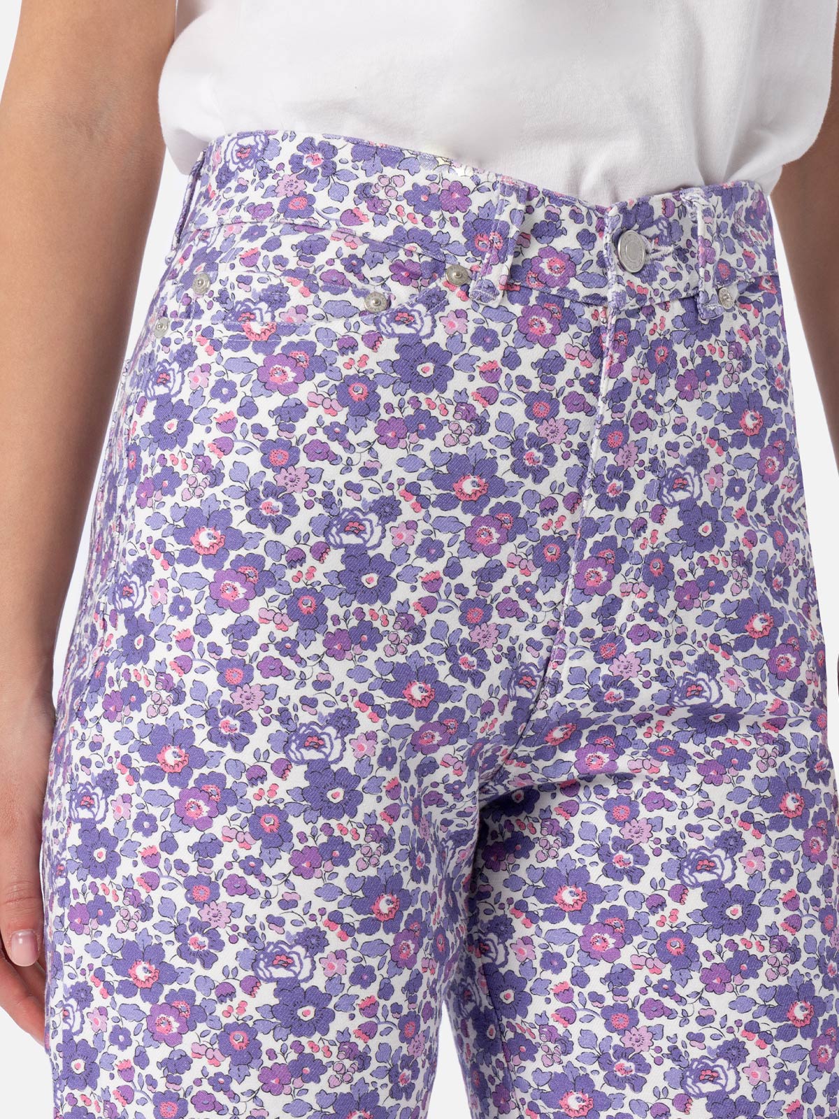 Denim da donna stampa Betsy lilla Belleville | REALIZZATO CON TESSUTO