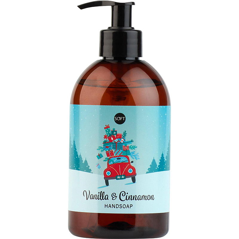 Pehmeä joulusaippua 400 ml Vanilja ja kaneli