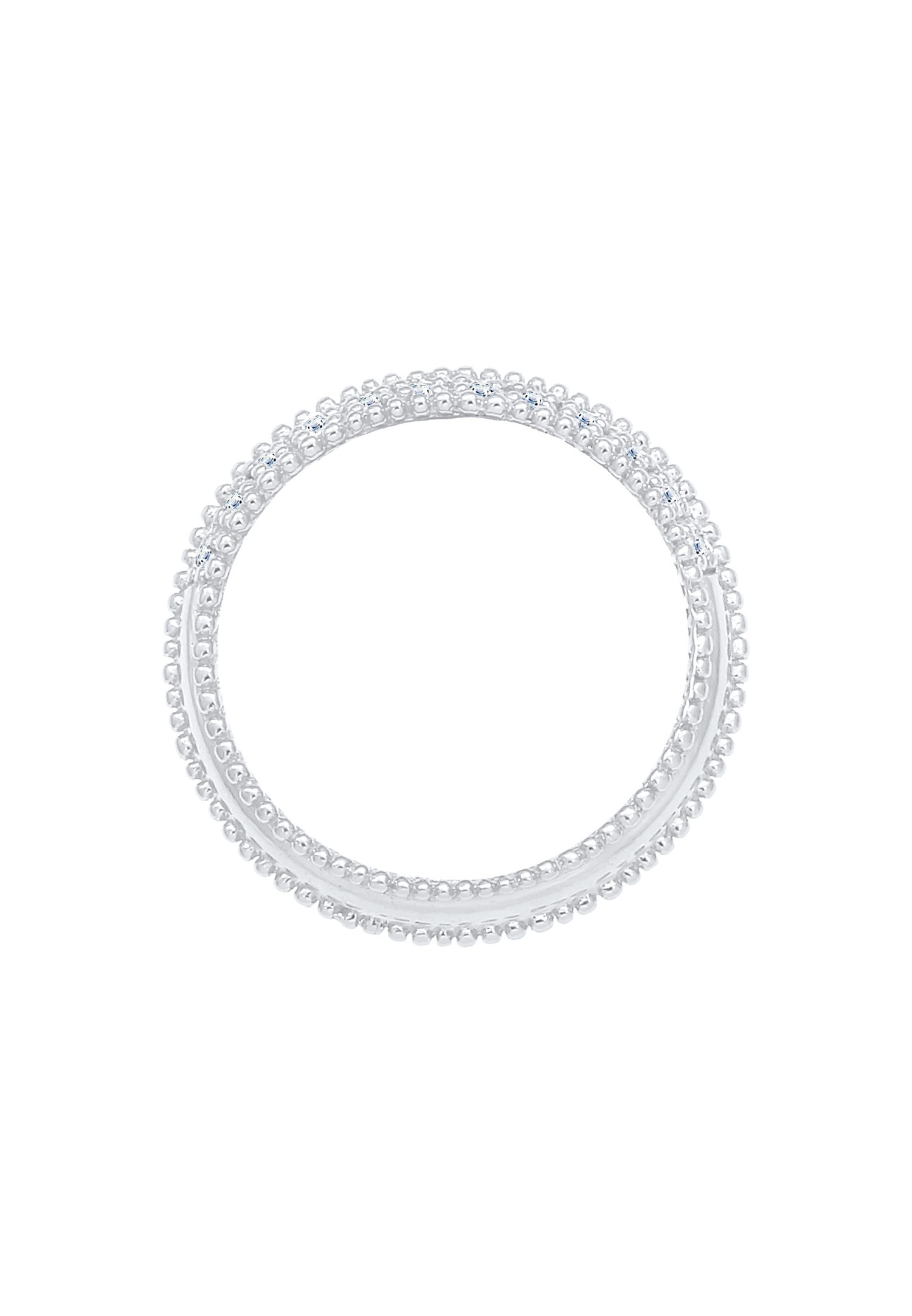 Elli DIAMONDS Bague de fiançailles pour dames (0,12 ct.) en argent sterling 925
