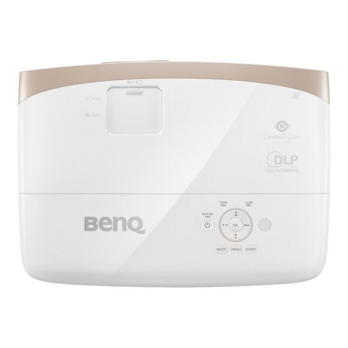 BenQ W2000 - DLP-projector - 3D - 2000 ANSI lumen - 1920 x 1080 - 16:9 - HD 1080p