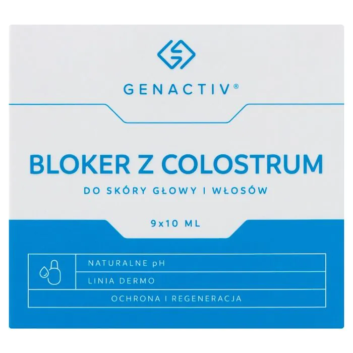 Genactiv Bloker z colostrum do skóry głowy i włosów