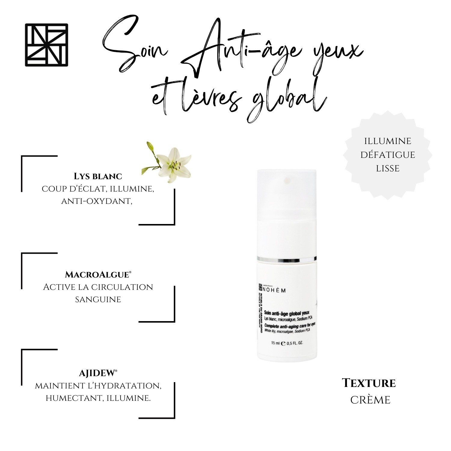 Nohèm Soin anti-âge global yeux