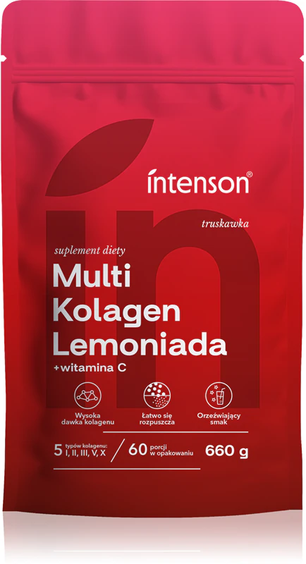Intenson Multi COLLAGEN Lemonade doplněk stravy s kolagenem pro přípravu nápoje