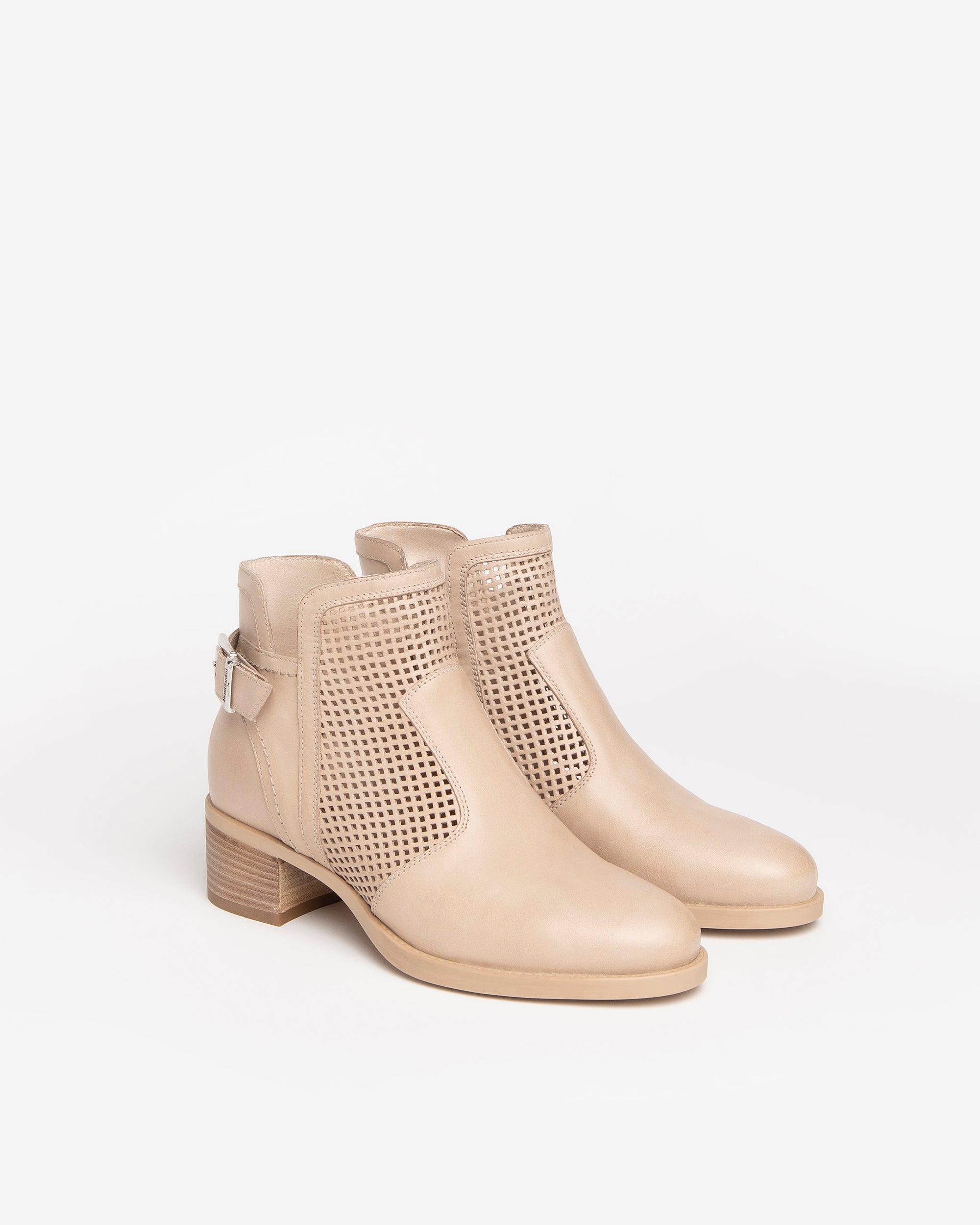  Damen-Ankle-Boots aus Leder