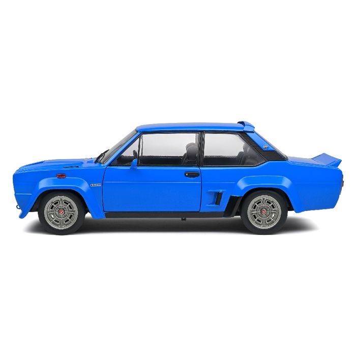 Miniature Car - SOLIDO - FIAT 131 Abarth - 1980 - Blue - 1/18