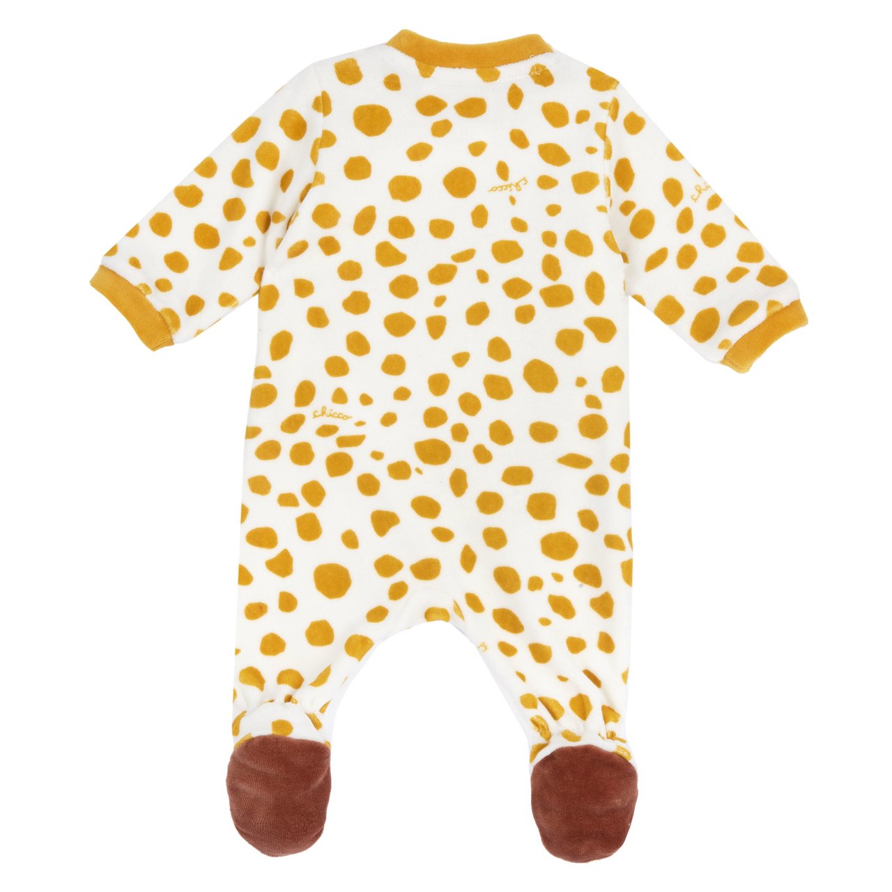 Babypyjama met luipaardprint