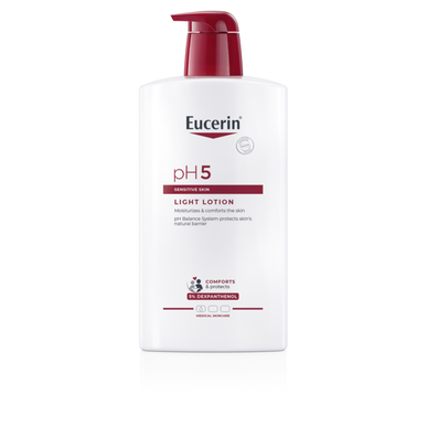 Eucerin Kosteuttava Voide pH5 Vaalealle Herkälle Iholle 1000 ml 1000 ml