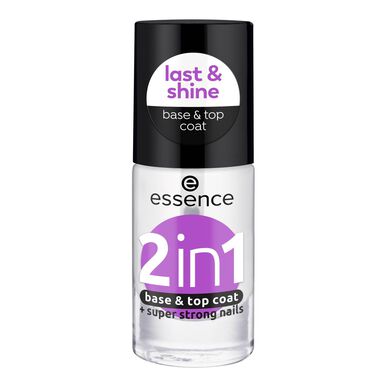 „Essence“ 2 viename nagų lako pagrindas ir viršutinis sluoksnis, 8 ml
