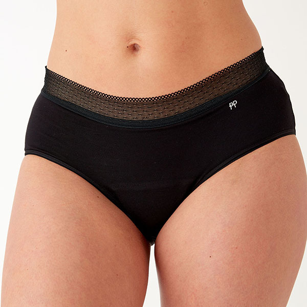 Pretty Polly Period Pants Hipster Short Nero - XS