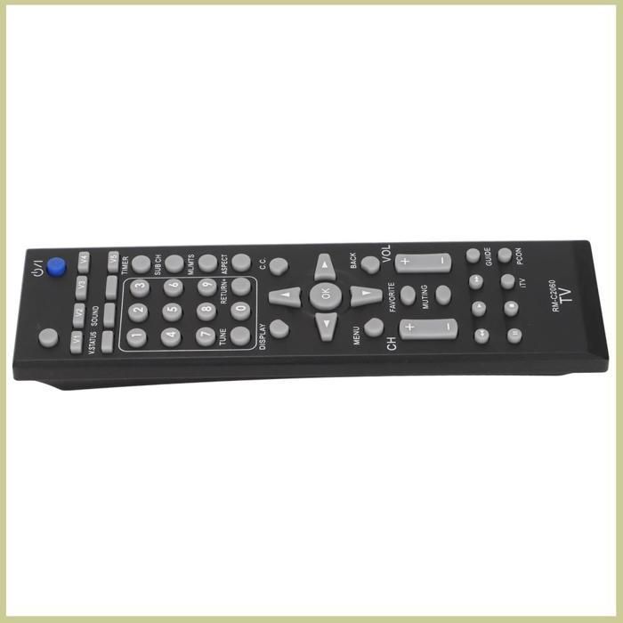 Mando a distancia Cocosity para TV RM-C2060, repuesto universal para TV, material ABS, compatible con proyectores de vídeo.
