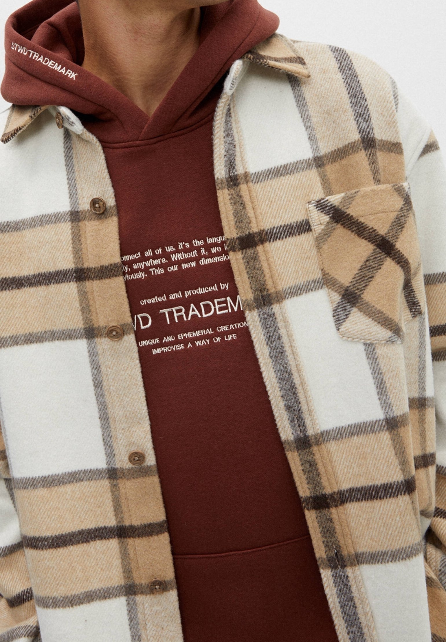 Veste d'été PULL&BEAR - camel
