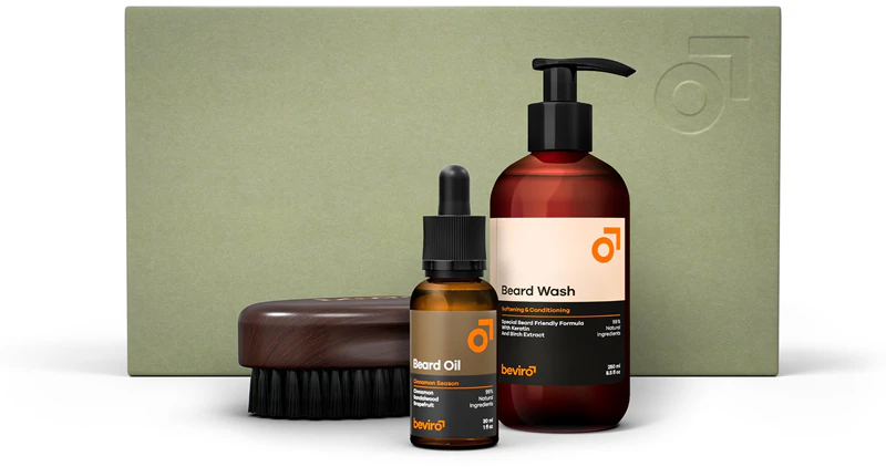 Kit de cuidados para barba Beviro Cinnamon Season