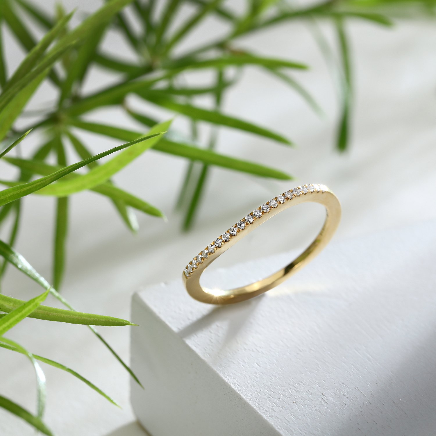 Live Diamond Bagues or jaune
