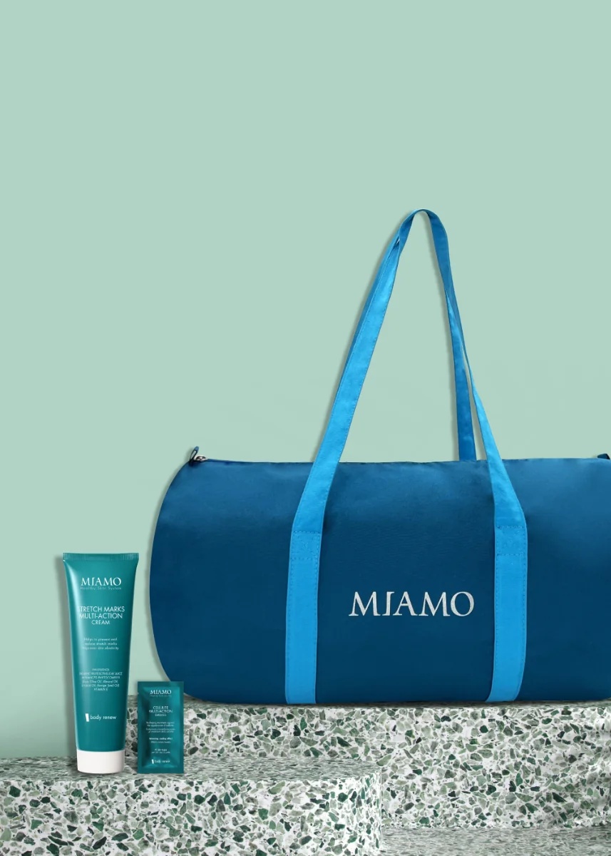 MIAMO Miamo Body Renew Body Box Strie Marks 150 ml + GRATIS sporttas anti-stria crème, elastisch