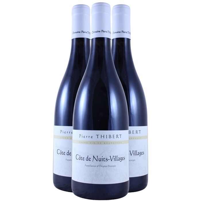 Domaine Pierre Thibert Côte de Nuits Villages 2022 - Vin Rouge de Bourgogne (3x75cl)