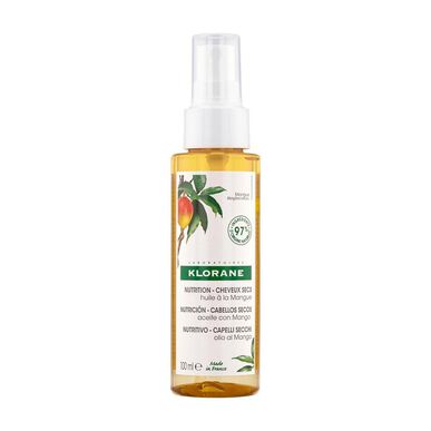 Klorane Mango Ernæringsolje for tørt hår 125ml