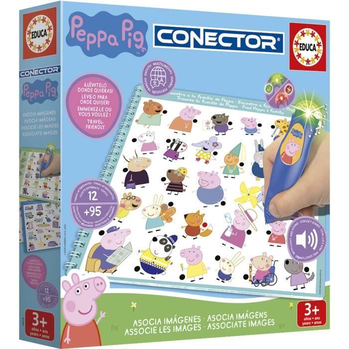 Conector Junior - Elektronisk Læringsspil - EDUCA - Gurli Gris - Interaktiv Læring - Alder 3+