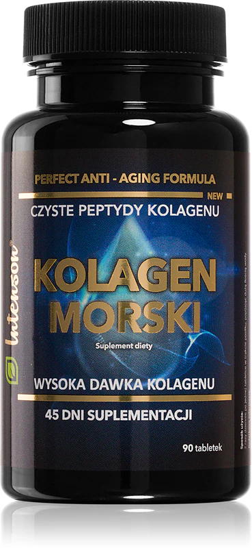 Intenson Collagen ANTI-AGE Suplemento alimentar de colágeno marinho em comprimidos