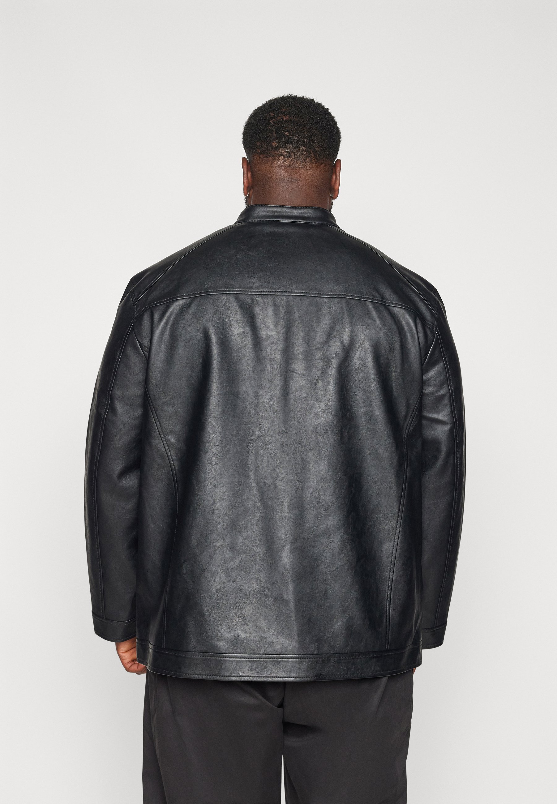 Jack & Jones JJEDYLAN - Giacca in similpelle - nera