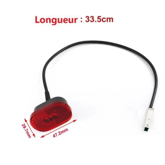 Luz trasera para XIAOMI M365 PRO 1s, luz de freno intermitente esencial, luz de freno LED, guardabarros trasero, xiaomi M365