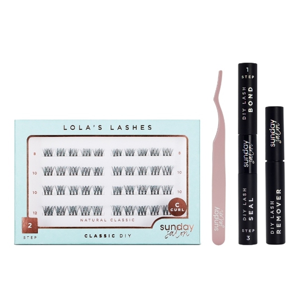 Lola's Lashes Natural Classic DIY vippeextensionssett