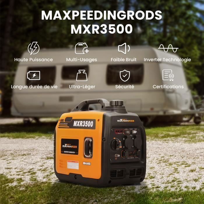 MAXPEEDINGRODS 3500is draagbare invertergenerator