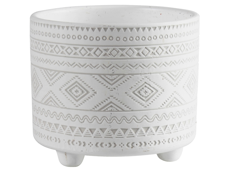 Osłonka na doniczkę Evert 12 cm biała