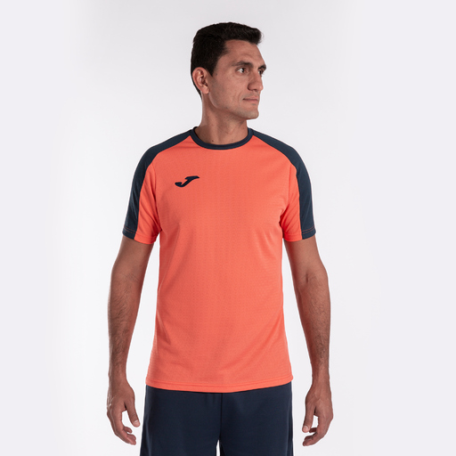 Tricou cu mânecă scurtă Joma Eco Championship, portocaliu fluorescent/bleumarin