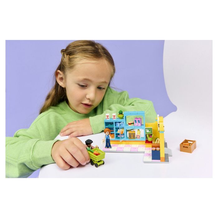 LEGO Friends 42680 L’Épicerie de Heartlake City - Jeu dès 5 ans avec Figurine de Chien