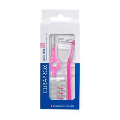 Curaprox Prime Start Pink -siveltimet, pakkaus 1 kpl, 1 kpl