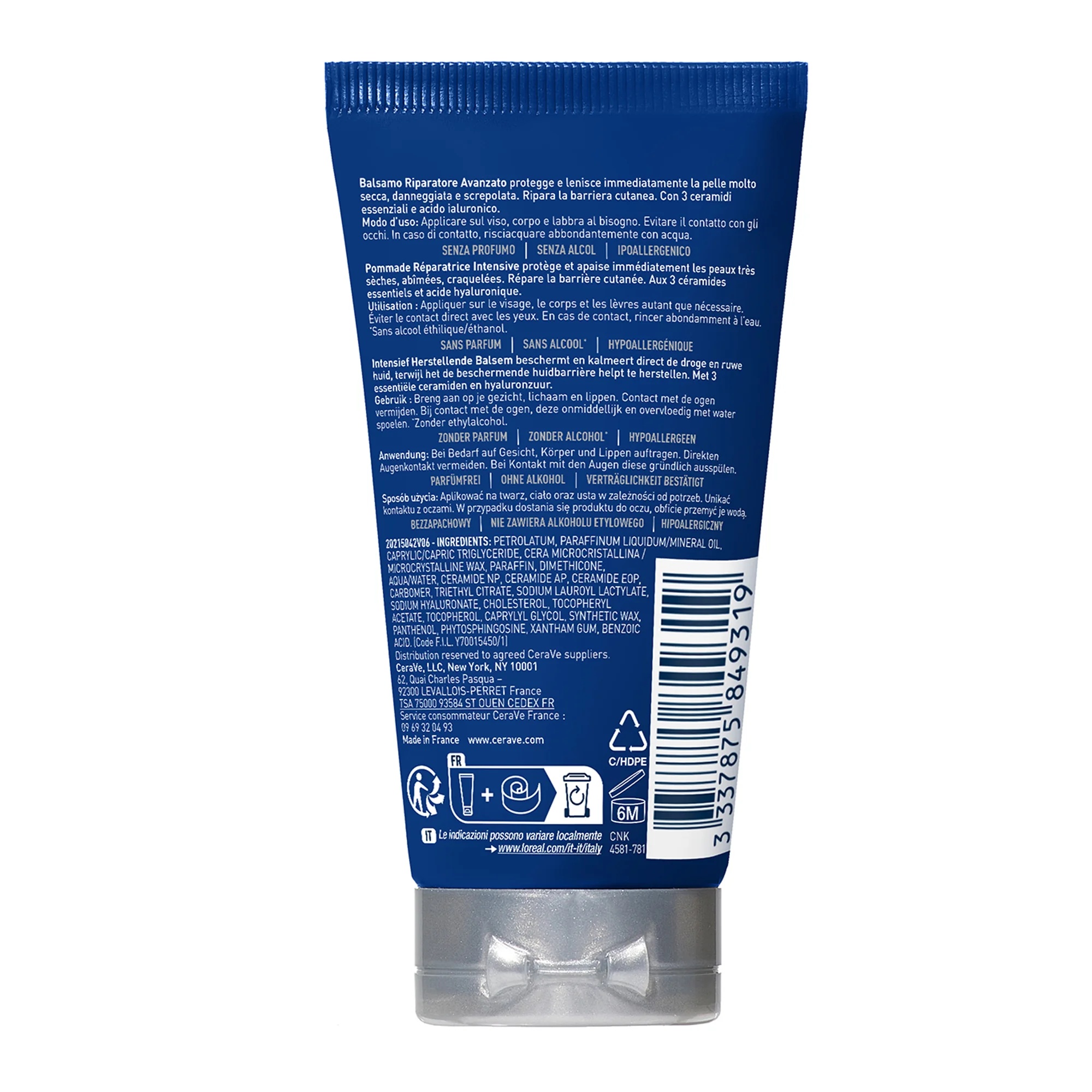 CERAVE Cerave Advanced Repair kondicionierius 50ml Riebus kondicionierius
