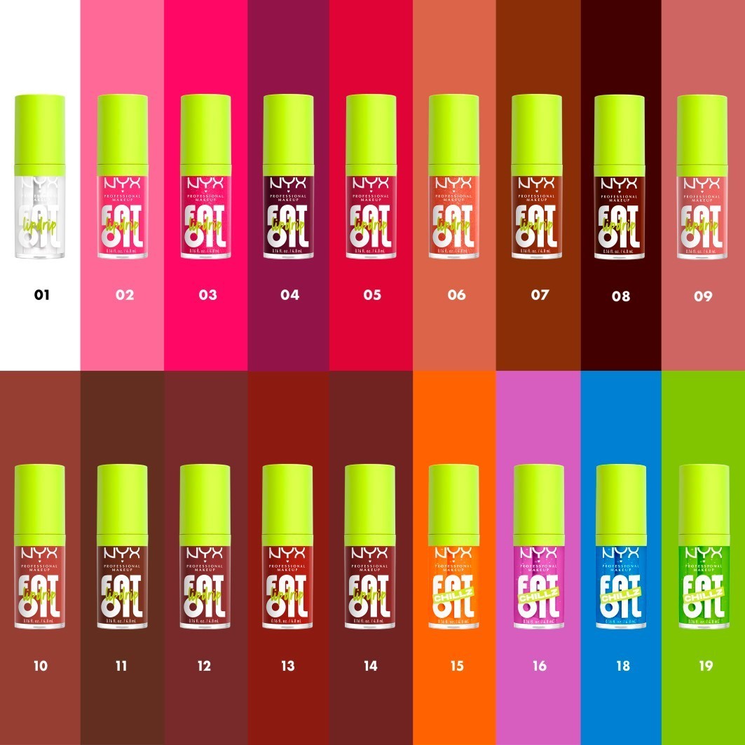 NYX Professional Makeup Lipgloss Fat Oil Chillz Lip Drip - 4,8 ml