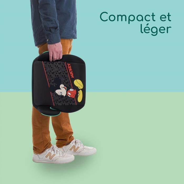 BEBECONFORT DISNEY© Manga i-Safe Mickey booster bilsete, gruppe 3, med belte, 6 til 10–12 år (36 kg), autentisk