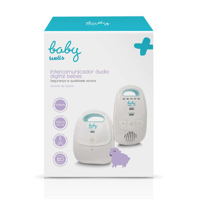 Baby Wells digital ljudintercom för spädbarn - Säkerhet och ljudkvalitet - 1 enhet