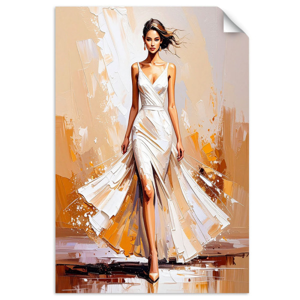 Naklejka na ścianę Feeby Modelka na pokazie mody 20x30