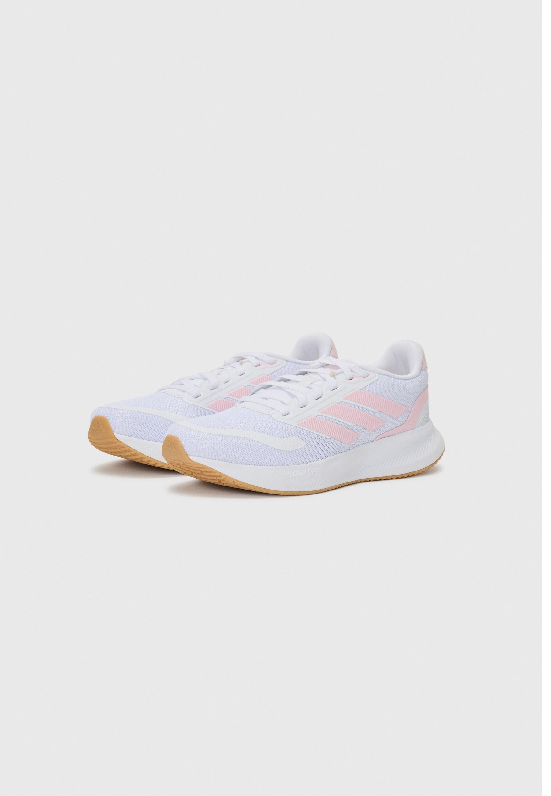 adidas Performance RUNFALCON - Løpesko - ftwr white/clear pink/core black
