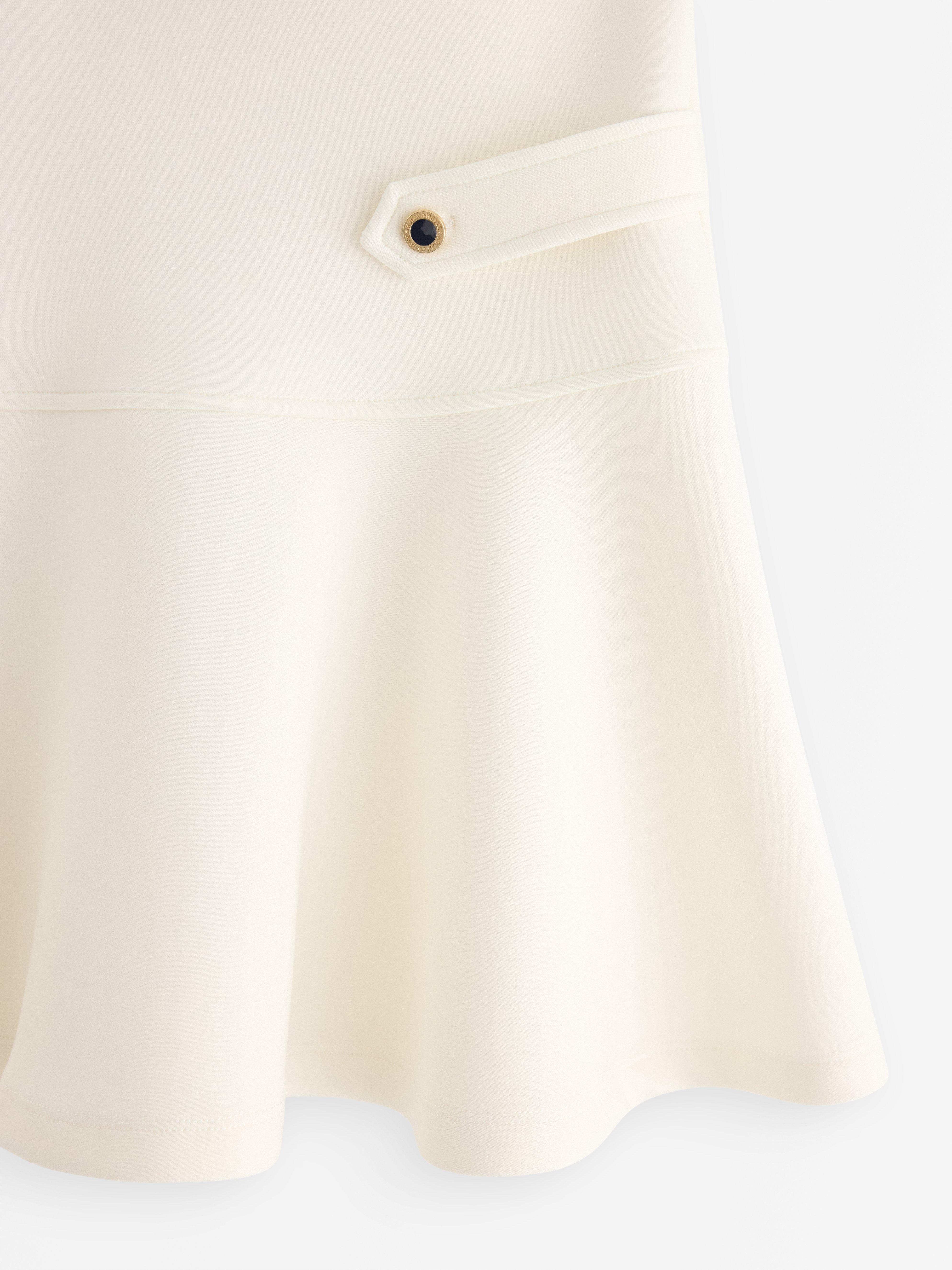 Mini kjol Blanco Polvo Claro