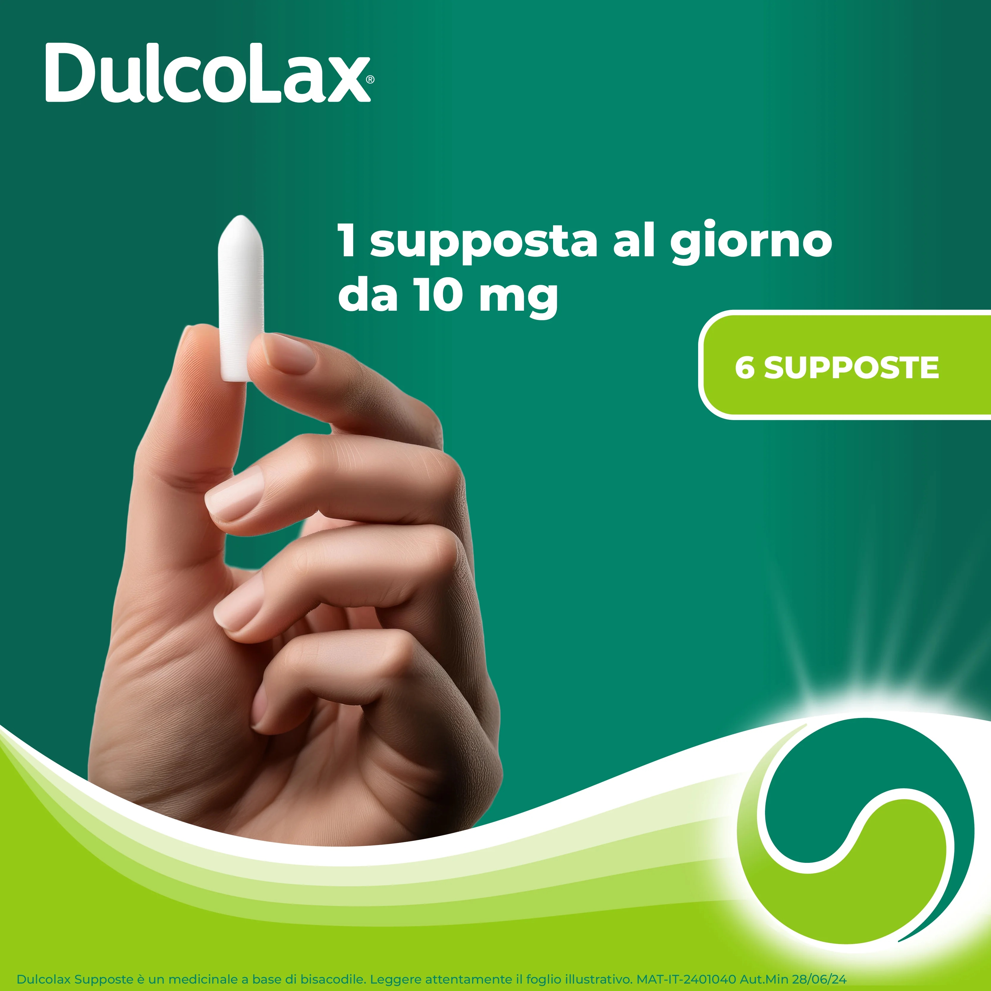 DULCO Dulcolax zetpillen voor volwassenen 10 mg 6 laxeerzetpillen