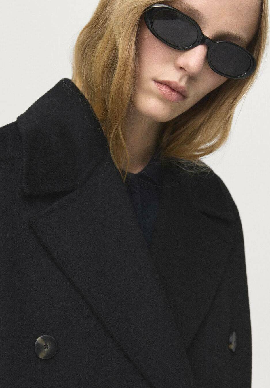 Manteau Mango Classic - noir