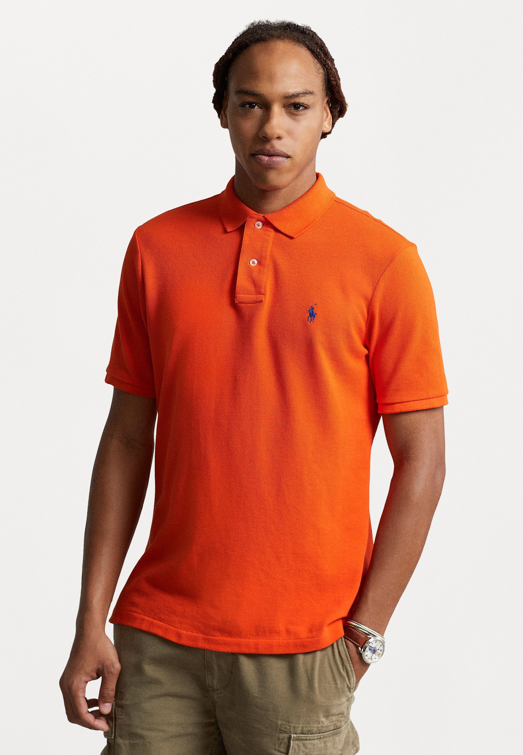 Polo Ralph Lauren THE ICONIC MESH POLO SHIRT - Poloskjorter - sailing orangePolo Ralph Lauren