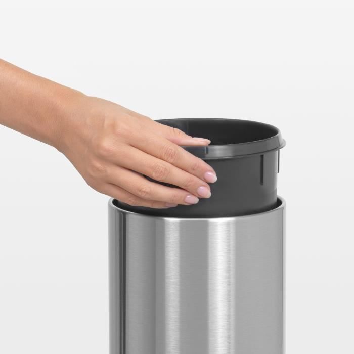 Cestino BRABANTIA Touch - 3L - Acciaio opaco
