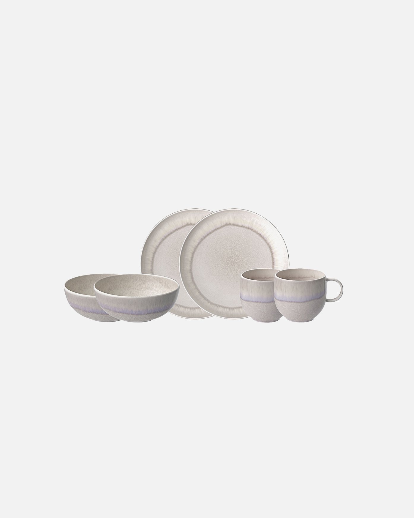 Villeroy & Boch 6 dalių pusryčių indų rinkinys EC Perlemor Sand - 1 dalis