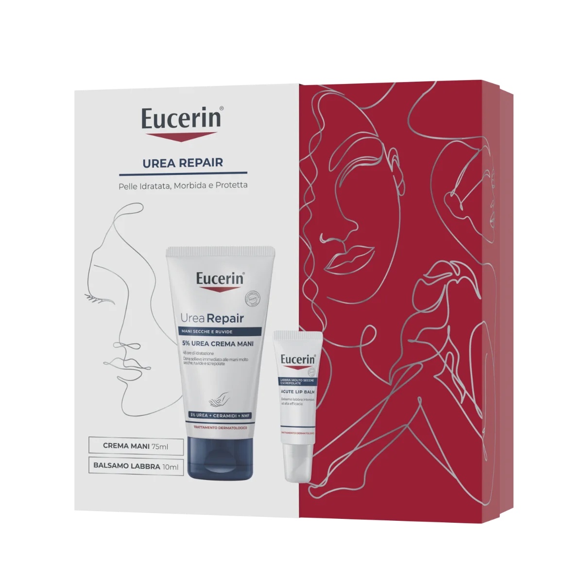 EUCERIN Eucerin Xmas Pack Urea Hands Lips 2024 Hidracijski set