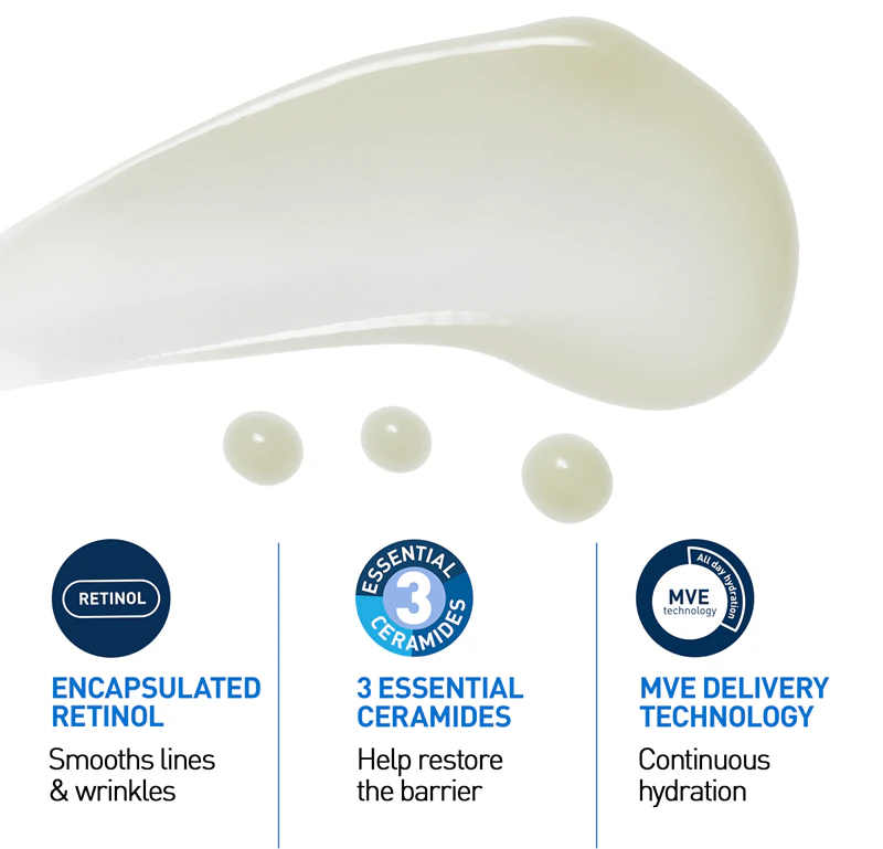 CeraVe Skin Renewing Retinol Serum: sérum antirrugas com retinol que renova a barreira protetora da pele.