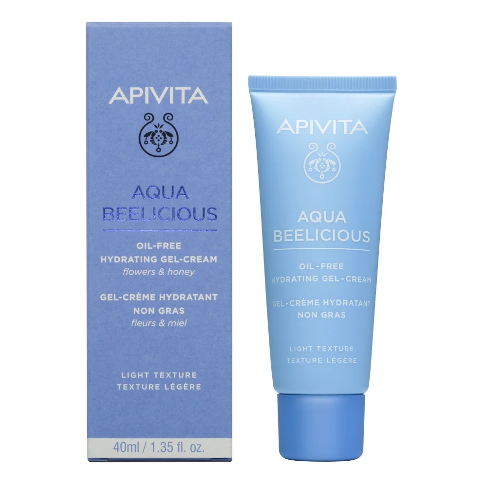APIVITA Apivita Aqua Beelicious olievrije gelcrème 40 ml met hydraterende en balancerende werking