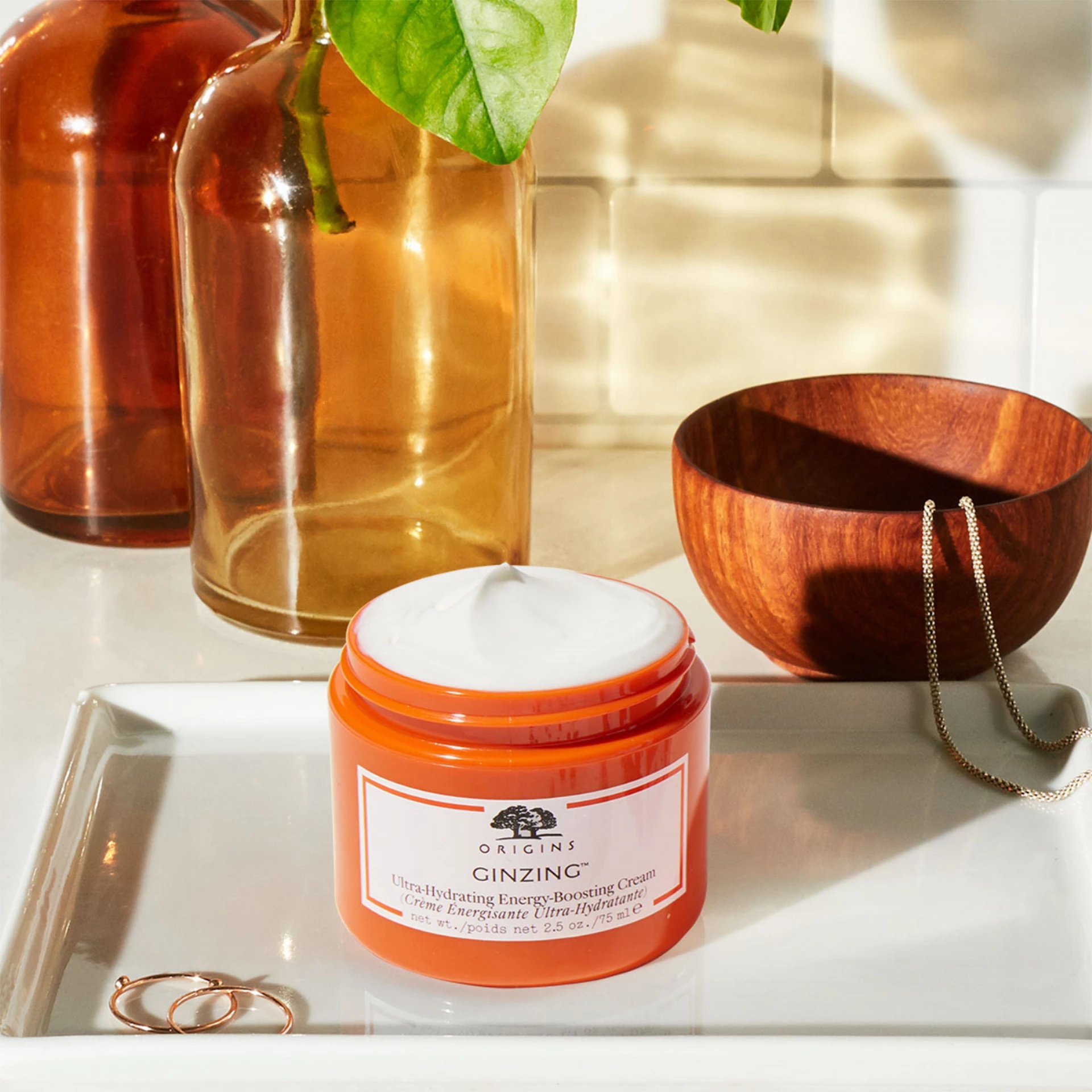 GinZing Ultra hidratáló, energiát adó arckrém ginzenggel és kávéval 50 ml - Origins