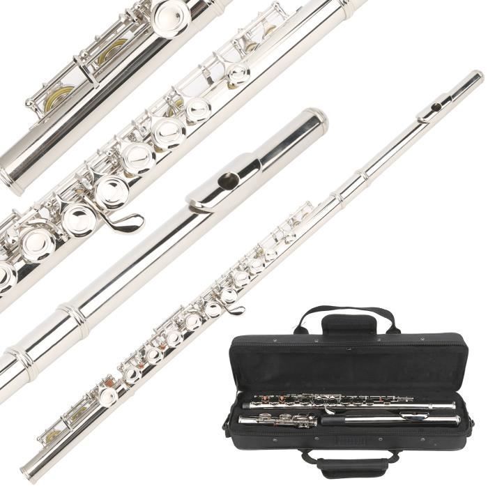 Flûte de concert - VINGVO - LADE - Son brillant - Tube augmenté - Clé fermée