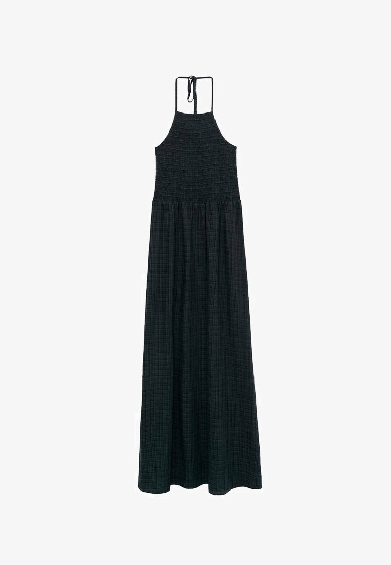 Mango Kids TEEN LANGE HALTERJURK - Maxi-jurk - zwart